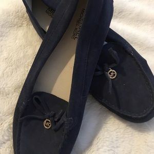 MICHAEL KORS - Blue Leather Flats
